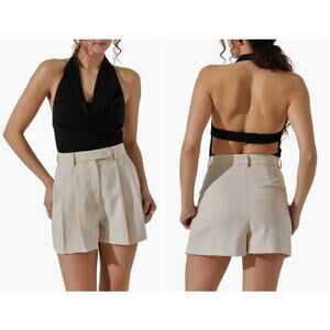 ASTR The Label Cowl Neck Halter Bodysuit Size Medium‎